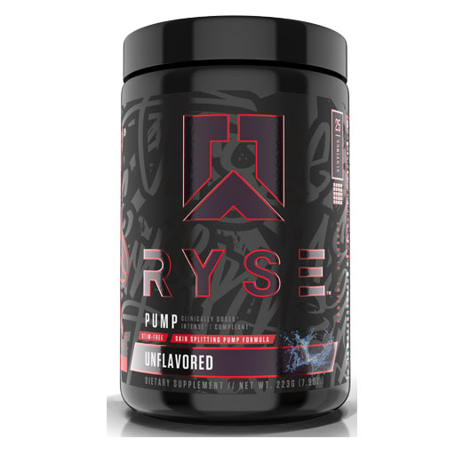 Ryse Blackout Pump - Unflavored - 25 Servings