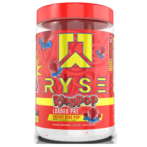 Ryse Loaded Pre Workout - Ring Pop Cherry - 30 Servings