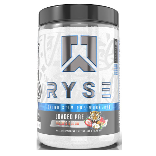 Ryse Loaded Pre Workout - Tigers Blood - 30 Servings