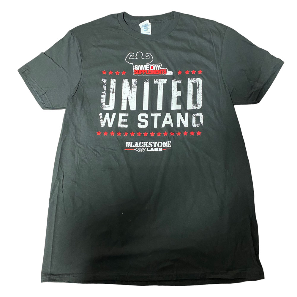 Same Day Supplements United We Stand w/ Blackstone Labs Shirt - Small