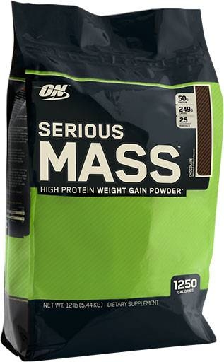 Serious Mass Chocolate 12lb by Optimum Nutrition