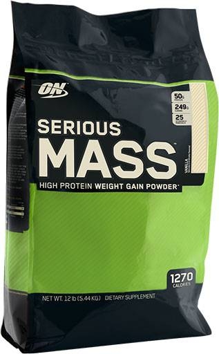 Serious Mass Vanilla 12lb by Optimum Nutrition