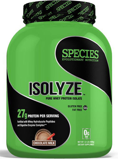Isolyze, Protein, By Species Nutrition, Chocolate Milk, 44 Servings