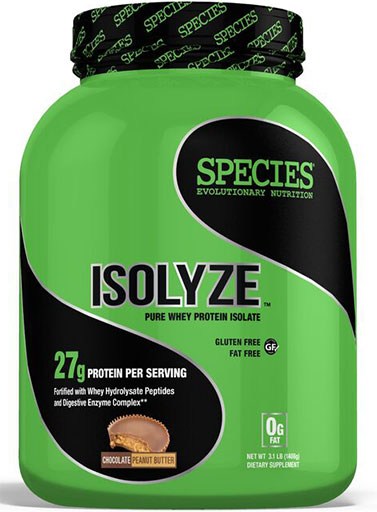 Isolyze, Protein, By Species Nutrition, Chocolate Peanut Butter, 44 Servings
