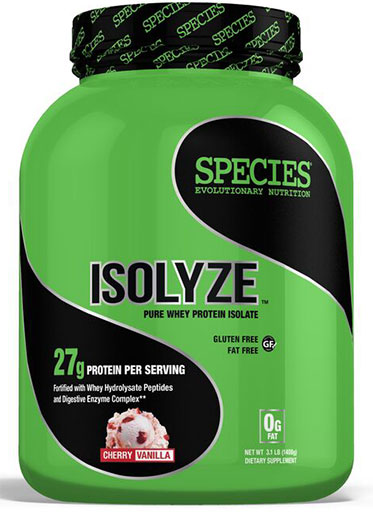 Isolyze, Protein, By Species Nutrition, Cherry Vanilla, 44 Servings