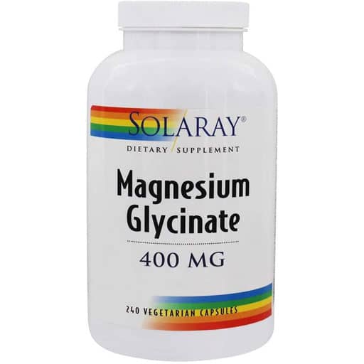 Solaray Magnesium Glycinate - 400 mg - 240 Veg Caps