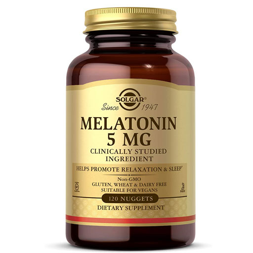Solgar Melatonin - 5 mg - 120 Nuggets