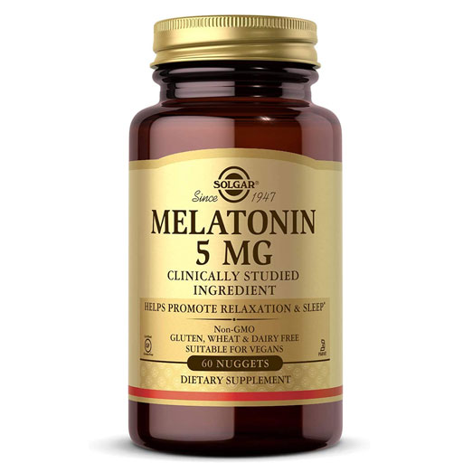 Solgar Melatonin - 5 mg - 60 Nuggets