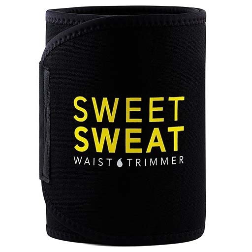 Sweet Sweat Waist Trimmer, Yellow, Small