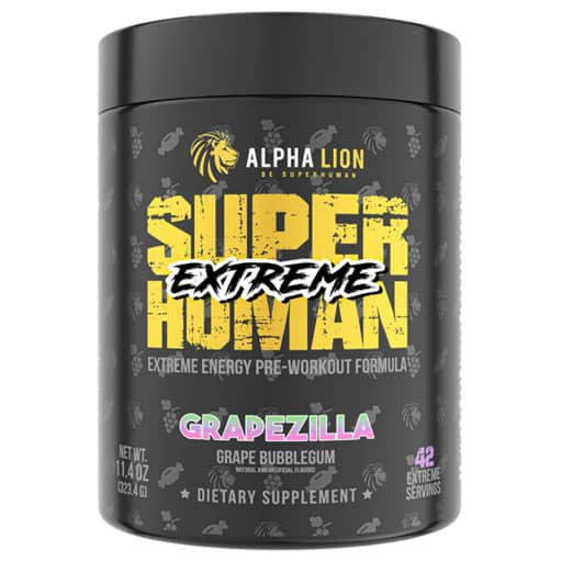 SuperHuman Extreme - Grapezilla (Grape Bubblegum) - 21 Servings