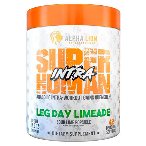 SuperHuman Intra - LegDay Limeade (Sour Lime Popsicle) - 42 Servings