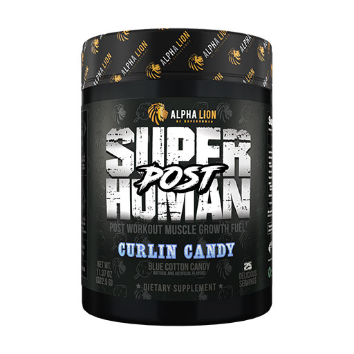 SuperHuman Post - Curclin Candy (Blue Cotton Candy) - 25 Servings