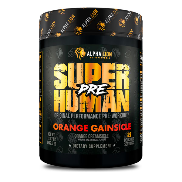 SuperHuman Pre - Orange Creamsicle - 21 Servings 