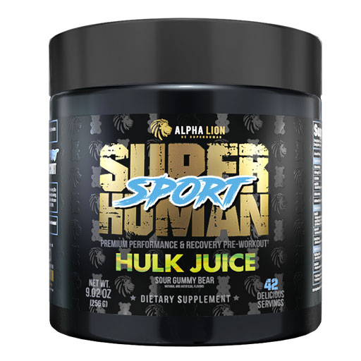 SuperHuman Sport - Hulk Juice (Sour Gummy Bear) - 42 Servings