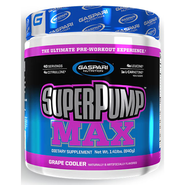 SuperPump Max - Grape Cooler - 40 Servings