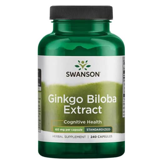 Swanson Ginkgo Biloba Extract - 60 mg - 240 Caps