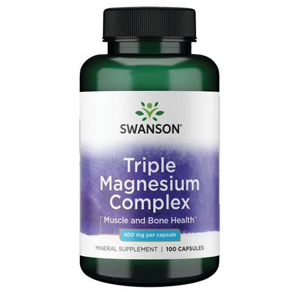 Swanson Triple Magnesium Complex - 400 mg - 100 Caps