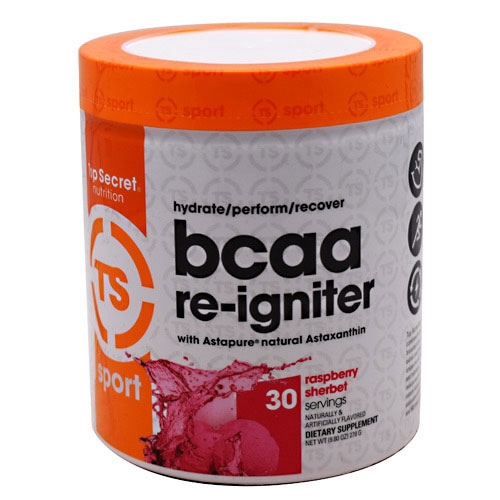 BCAA Re Igniter By Top Secret Nutrition, Raspberry Sherbet, 30 Servings