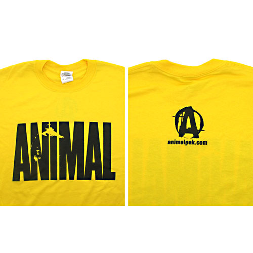 Animal T-Shirt, Yellow | Universal Nutrition Animal T-Shirt, Yellow | Universal Nutrition