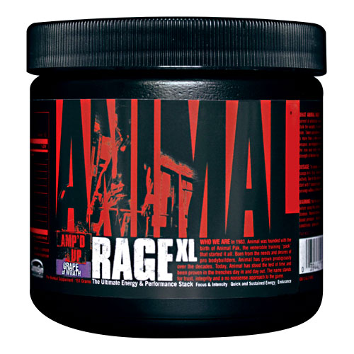 Animal Rage XL by Universal Nutrition, Grape of Wrath 151 Grams