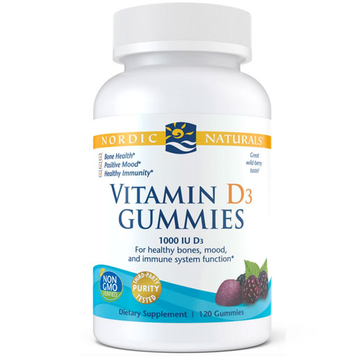 Nordic Naturals Vitamin D3 Gummies - 120 Count