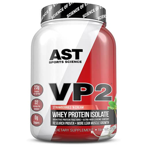 VP2 Whey Protein Isolate - Strawberries and Cream - 2lb